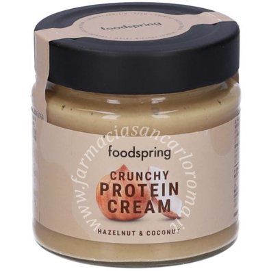 Foodspring Crema proteica crunchy cocco nocciola 200 g