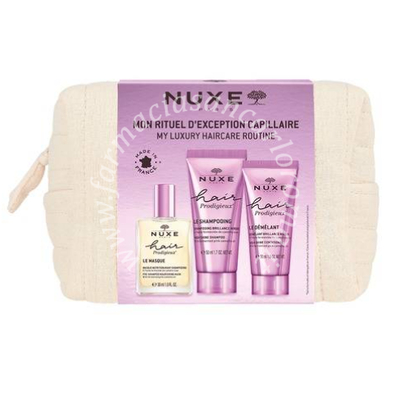 Nuxe trousse hair prod 25 1 maschera pre shampoo 30 ml + 1 shampoo 50 ml + 1 balsamo 30 ml