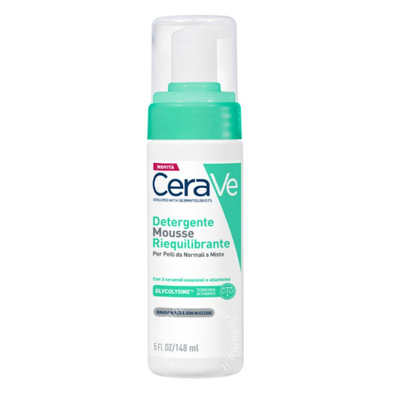 Cerave mousse detergente riequilibrante 148 ml