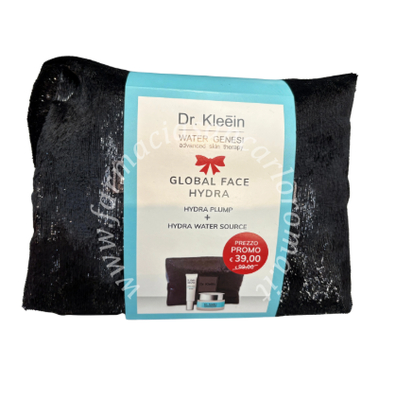 Dr kleein global face hydra 1 idratante labbra 10 ml + 1 idratante viso 75 ml