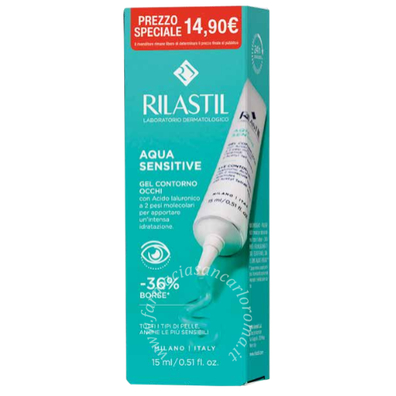 Rilastil aqua sensitive gel contorno occhi 15 ml special price