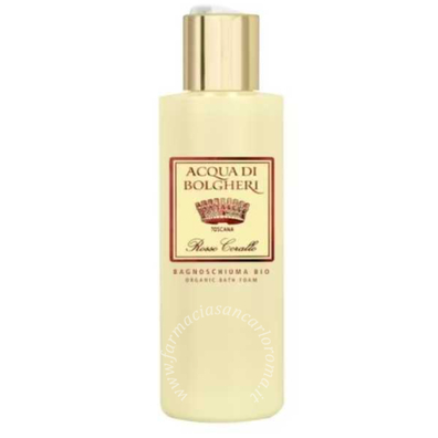 Acqua di bolgheri bagnoschiuma rosso corallo bio 200 ml