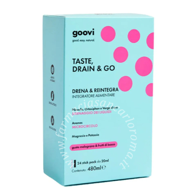 Goovi drenante melograno&frutti di bosco 24 stick pack