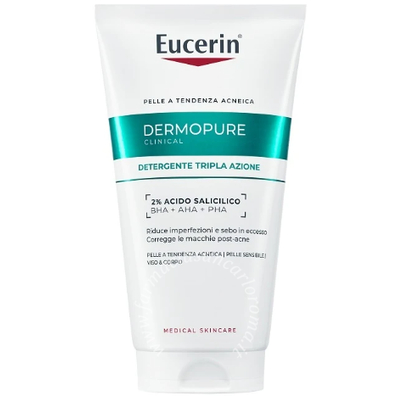 Eucerin dermopure clinical detergente tripla azione 150 ml