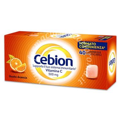 Cebion masticabile arancia 40 compresse