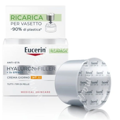 Eucerin hyaluron-filler + 3x effect crema giorno spf30 ricarica 50 ml