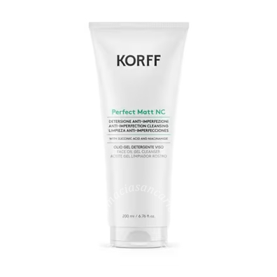 Korff perfect matt olio gel detergente 200 ml