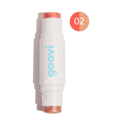 Goovi stick duo blush & highlighter 02