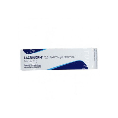 Lacrinorm  0,01% + 0,2% gel oftalmico tubo 10 g 