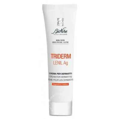 Bionike Triderm lenil AG crema per dermatiti con antimicrobico 30 ml