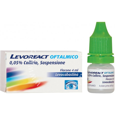 Levoreact Ofta collirio 4 ml 0, 5 Mg