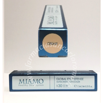 Miamo skin color care global eye defence peptide concealer spf30 creme shade