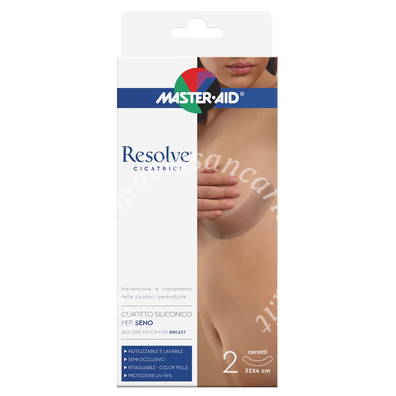 Cerotto siliconico seno master-aid resolve 32x4cm 2 pezzi