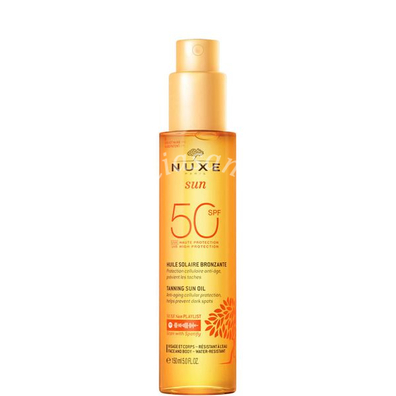 Nuxe sun olio solare viso/corpo spf50 150 ml