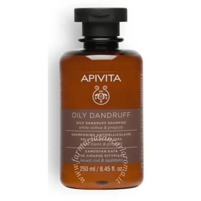 Apivita oily dandruff shampoo willow e propolis 250 ml