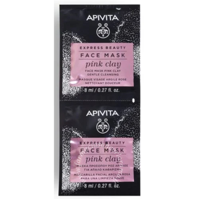 Apivita express pink clay 2 x 8 ml
