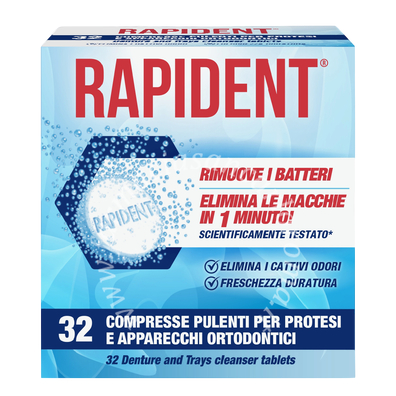Rapident compresse 32 pezzi