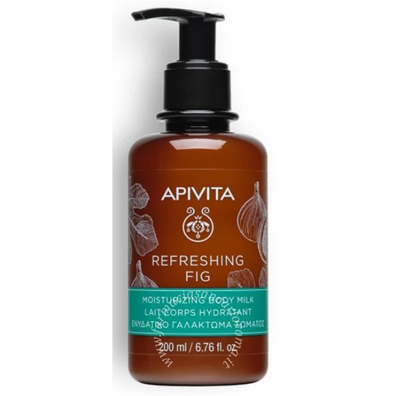 Apivita refreshing fig body milk 200 ml