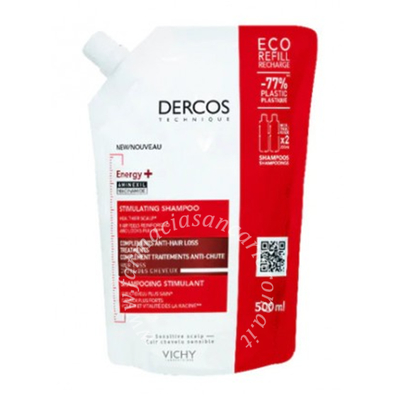 Dercos eco ricarica energizzante 500 ml