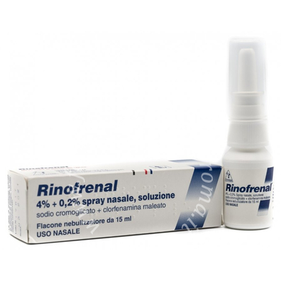 Rinofrenal  4% + 0,2% spray nasale, soluzione 1 flacone nebulizzatore 15 ml 