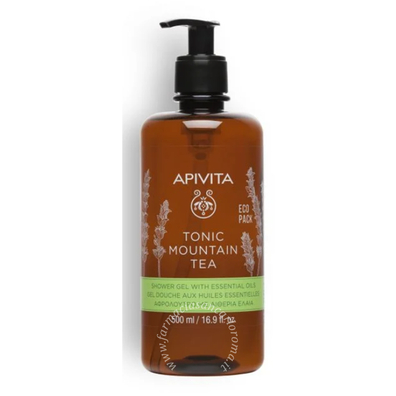 Apivita tonic mountain tea shower gel 250 ml