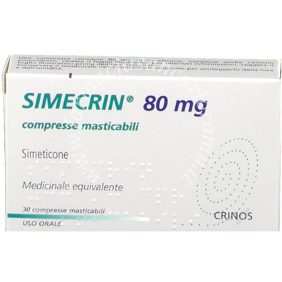 Simecrin  80 mg compresse masticabili 30 compresse 
