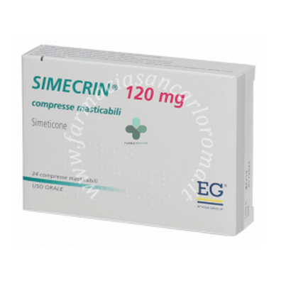 Simecrin  120 mg compresse masticabili 24 compresse 