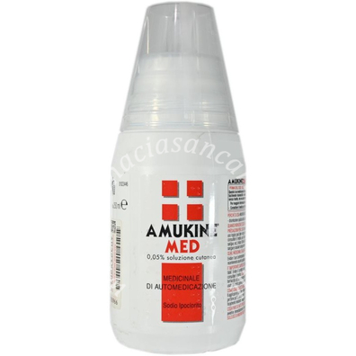 Amukine med  0,05% soluzione cutanea 1 flacone da 250 ml 