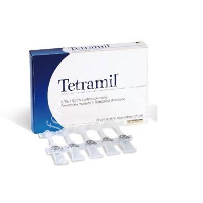 T e t r a m i l 0,3%+0,05% collirio, soluzione  0,3% + 0,05% collirio, soluzione 10 contenitori monodose da 0,5 ml 