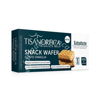 Tisanoreica snack wafer vaniglia 2 pezzi da 18 g