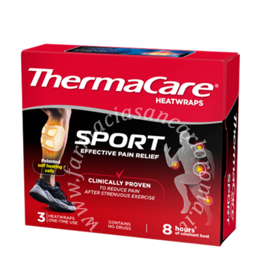 Cerotto thermacare sport 8 ore 3 pezzi