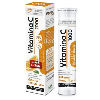 Sanavita vitamina c 20 compresse effervescenti
