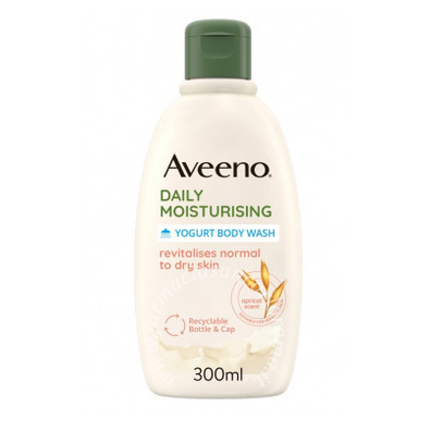 Aveeno bagno doccia yogurt albicocca & miele 300 ml