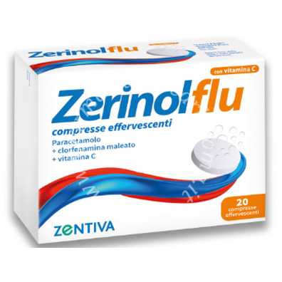 Zerinolflu compresse effervescenti compresse effervescenti 20 compresse