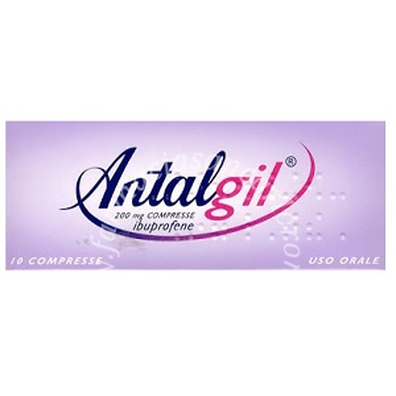 Antalgil 200 mg compresse  200 mg compresse 10 compresse 