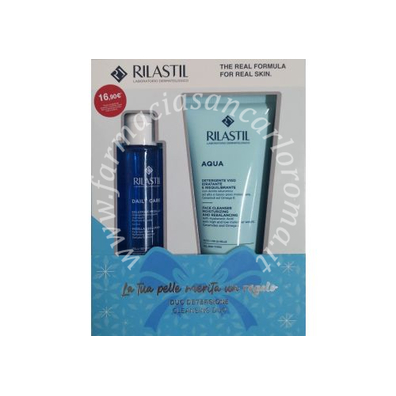 Rilastil aqua detergente 200 ml + daily care soluzione micellare 100 ml