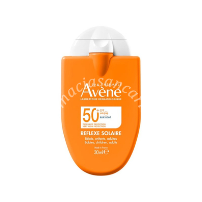 Eau thermale avene reflexe solaire spf50+ bebe bambini adulto 30 ml