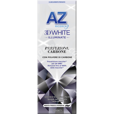 Az 3d white dentifricio illuminante carbone 50 ml