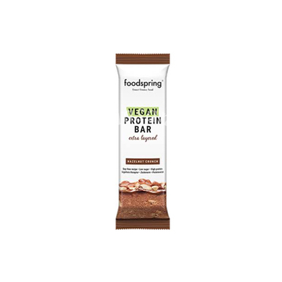 Foodspring barretta proteica vegana cioccolato mandorla 60 g