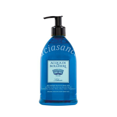 Acqua di bolgheri bio sapone delicato mani viso libeccio 500 ml