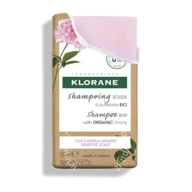Klorane shampoo solido peonia bio 80 g