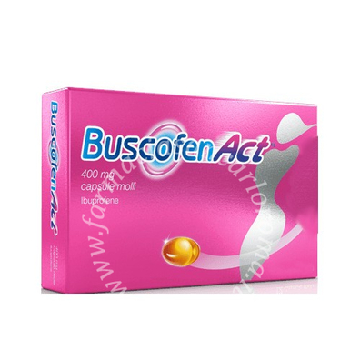 Buscofenact 400 mg capsule molli 400 mg capsule molli, 20 capsule in blister pvc/pe/pvdc-al
