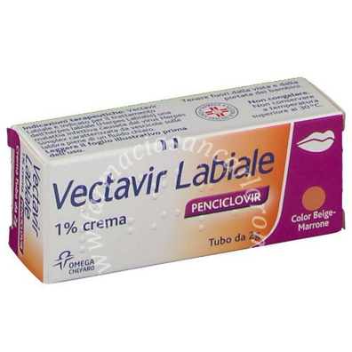 Vectavir Labialecrema 2G colore nude