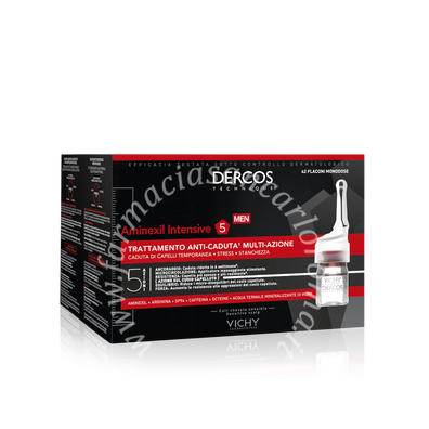 Vichy Dercos Linea Aminexil Intensive 5 Trattamento Anticaduta 5 Azioni Uomo 42 Fiale
