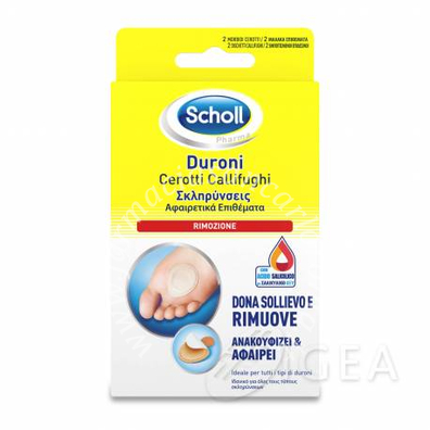 Scholl cerotto callifugo calli duri 4 cerotti + 4 dischetti