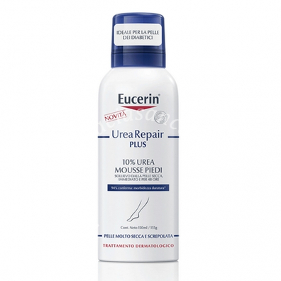 Eucerin urearepair plus mousse piedi 10% urea 150 ml