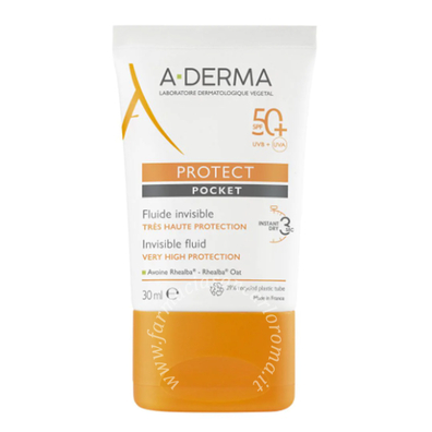 Aderma a-d protect fluido pocket spf 50+ 30 ml