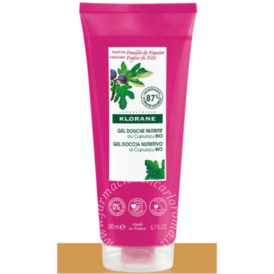 Klorane gel doccia foglie di fico 200 ml