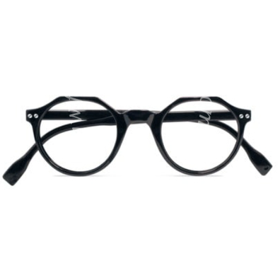 Occhiale da lettura premontato platinum johnny d nero +3,00