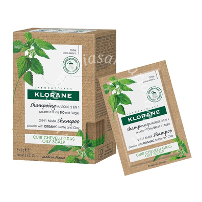 Klorane shampoo maschera lavante polvere ortica 8 bustine 3 g